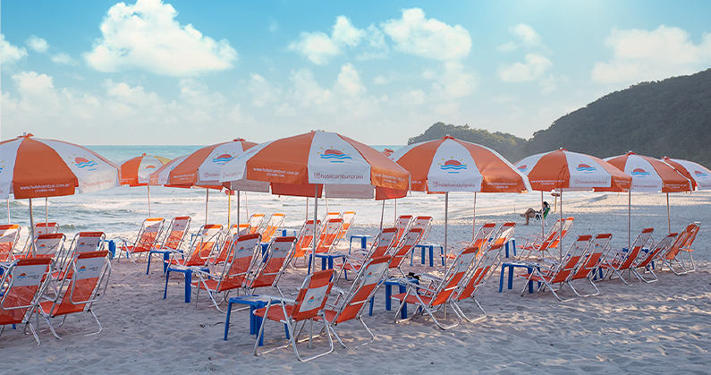 Feriado combina com praia!